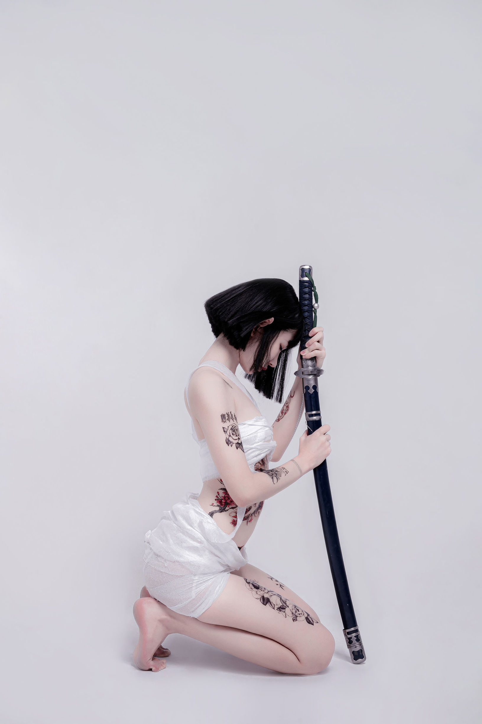 [COS福利]动漫博主阮邑_Fairy绑带和武士插图6